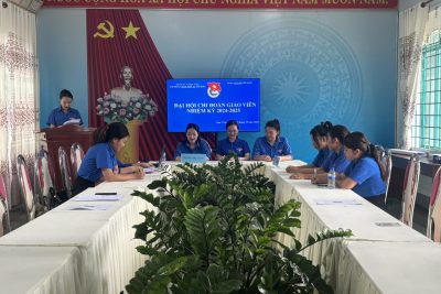 ĐẠI HỘI CHI ĐOÀN NHIỆM KỲ 2024-2025